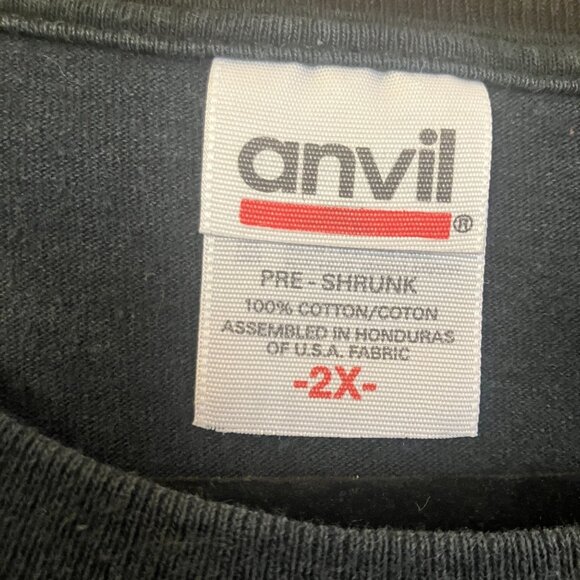 Anvil Mens Vintage 2005 Tom Petty Heartbreakers Band Tour Shirt 2XL Black AN GDD - Picture 4 of 11